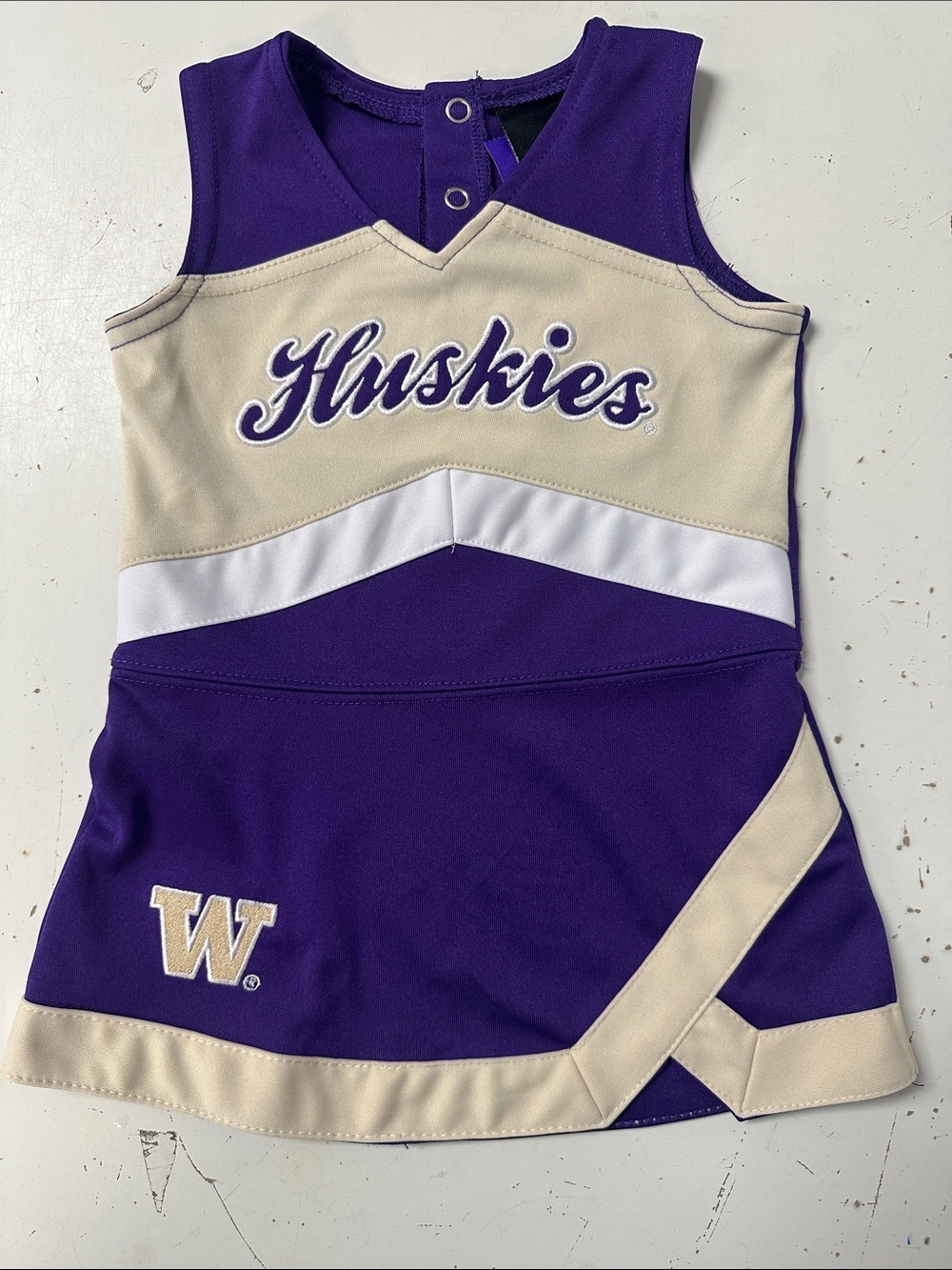 Gen 2 UW Huskies University of Washington Cheerleading Uniform Jersey 18m